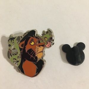 Scar Lion King Disney Trading Pin 2010 With Back